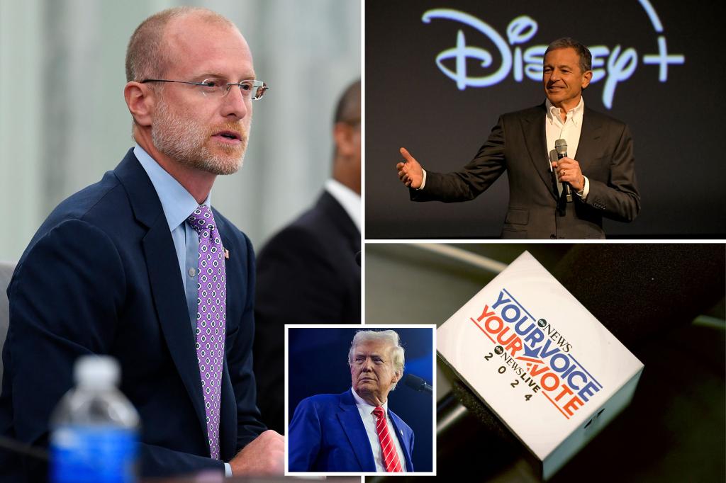 Trump's FCC pick sends scathing letter to Bob Iger ripping Disney-owned ABC News for role in 'eroding public trust'