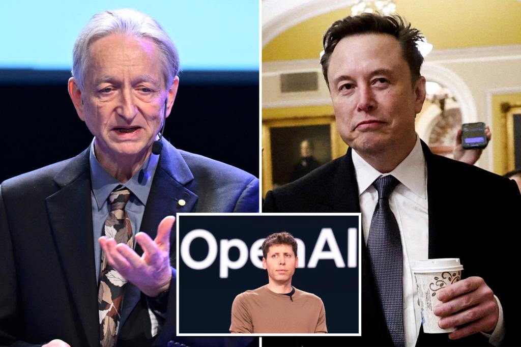 "Godfather of Artificial Intelligence" Geoffrey Hinton backs Elon Musk's OpenAI legal battle