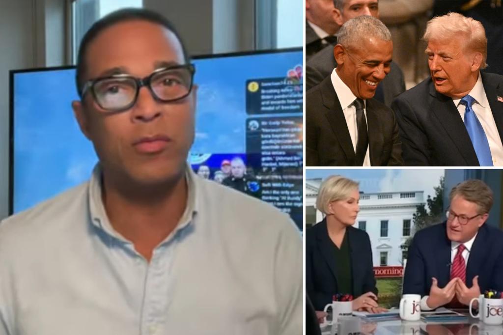 Sour Don Lemon fires rant at MSNBC's 'Morning Joe' Obama for comforting Trump: 'Fk you!'