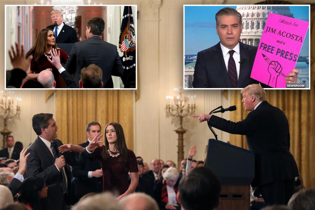 CNN wants to banish Jim Acosta's show to 'TV News Siberia' to stop him from bothering Trump