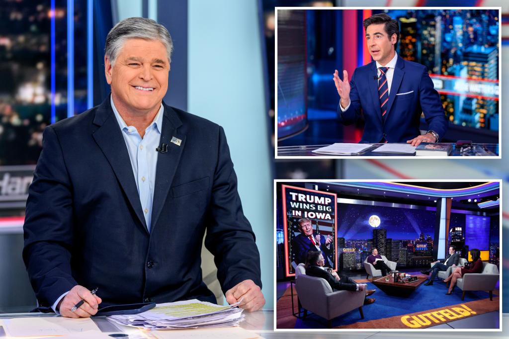 Fox News aired all 500 most-watched cable news shows since Nov. 5 election