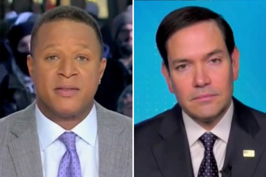 Marco Rubio clashes with NBC's "Today" host Craig Melvin when pressed on Trump's pardon Jan. 6